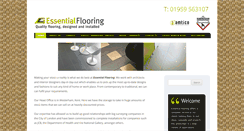 Desktop Screenshot of essential-flooring.co.uk