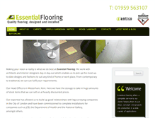 Tablet Screenshot of essential-flooring.co.uk
